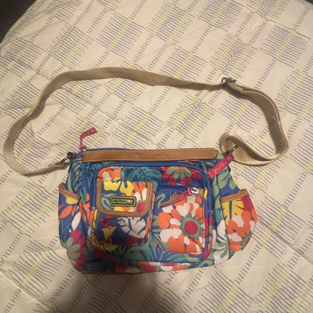 Lily Bloom Colorful Floral Crossbody Bag